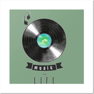 music is life Posters and Art